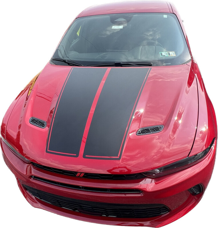 2023 DODGE HORNET Split Style Hood Stripes