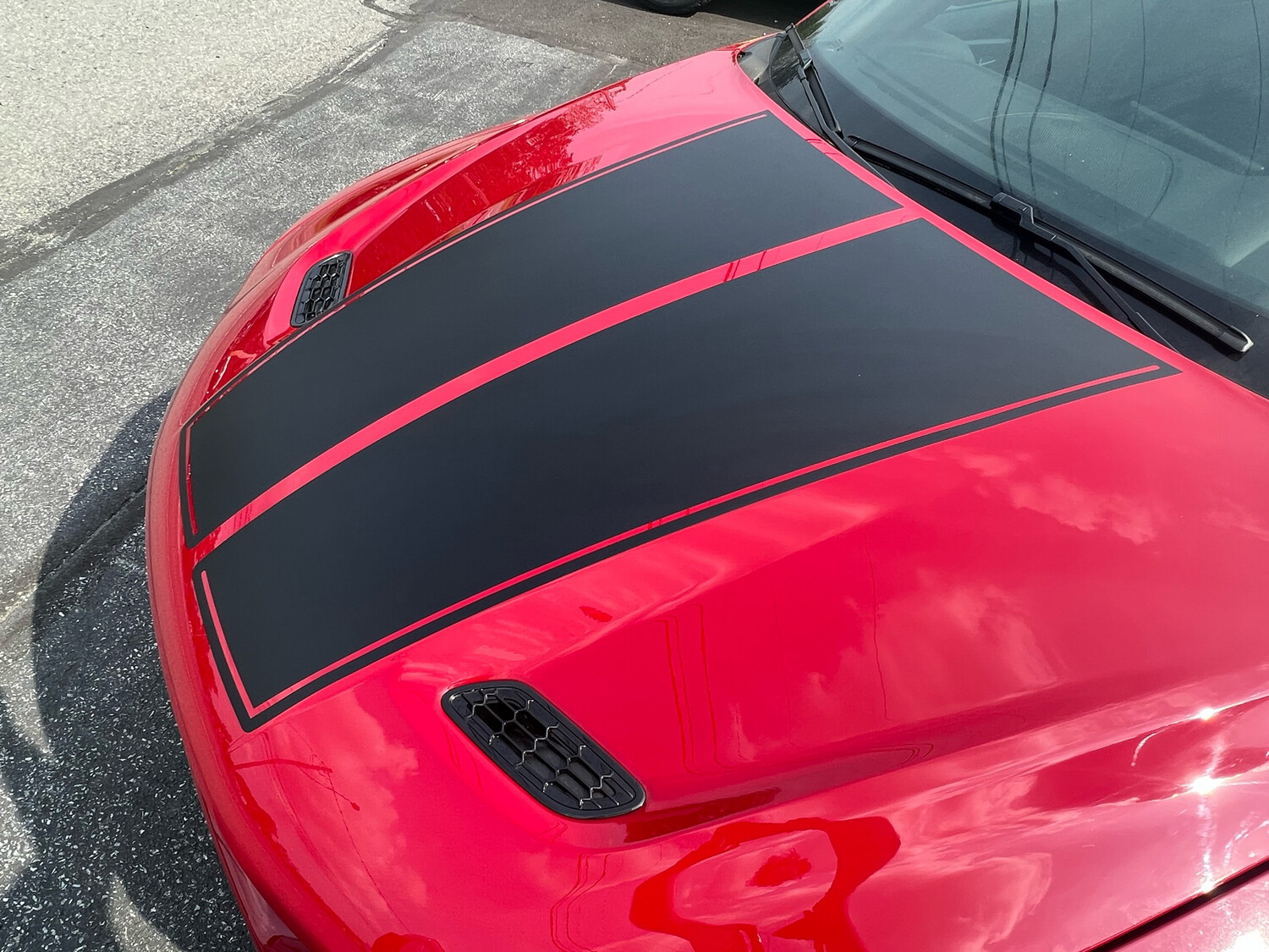 2023 DODGE HORNET Split Style Hood Stripes