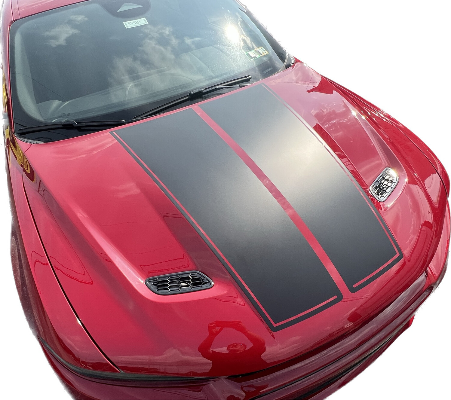 2023 DODGE HORNET Split Style Hood Stripes