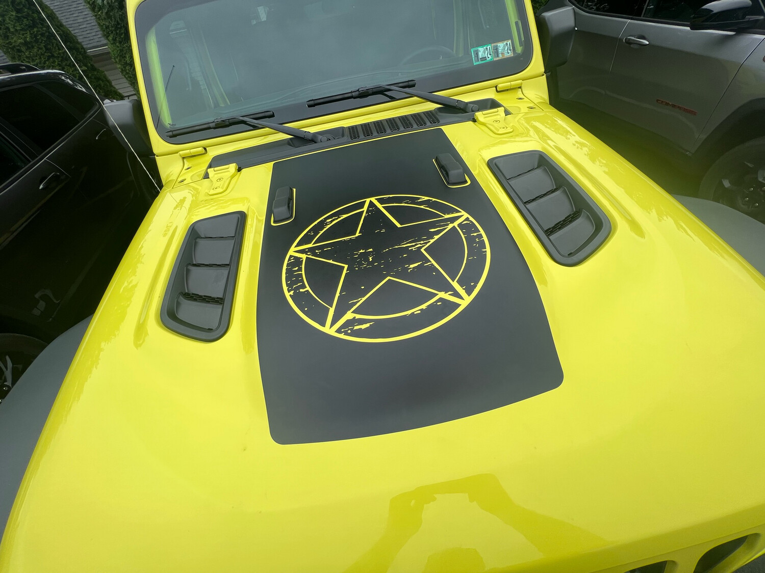 Jeep Gladiator JT Wrangler JL JLU Rubicon Hood Graphics