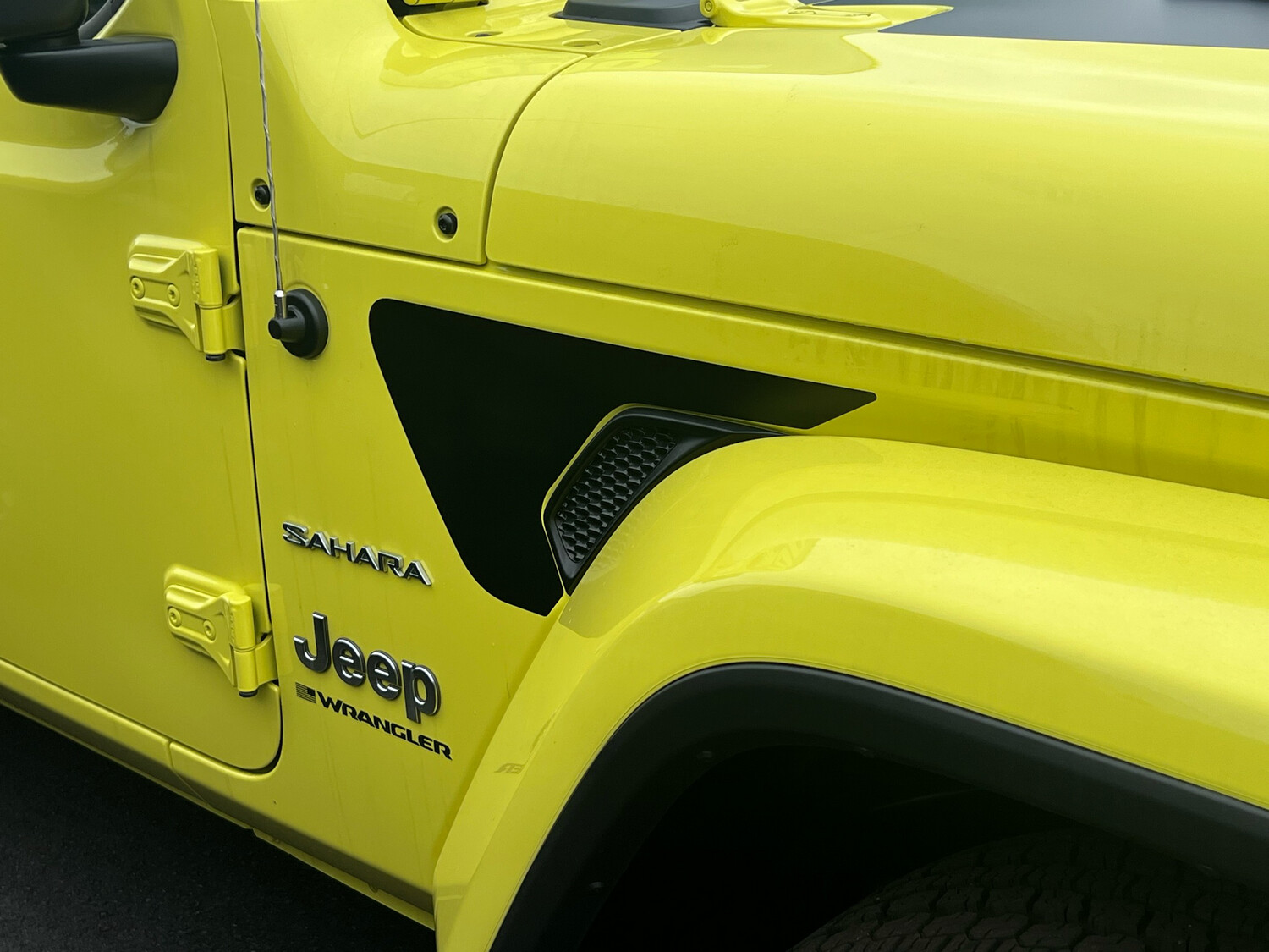 2018 - up Jeep Gladiator JT Wrangler JL JLU Gravity Style Fender Vent Blackout Vinyl Graphics