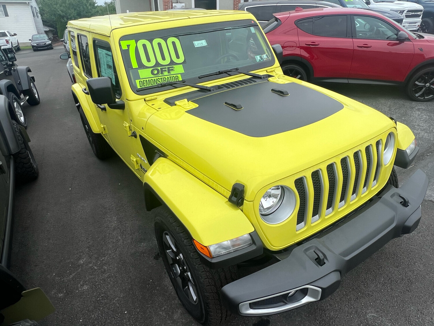 2018 - up Jeep Gladiator JT Wrangler JL JLU Hood Blackout Vinyl Graphics