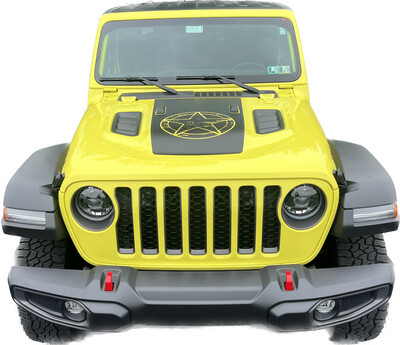 Jeep Gladiator JT Wrangler JL JLU Rubicon Hood Graphics