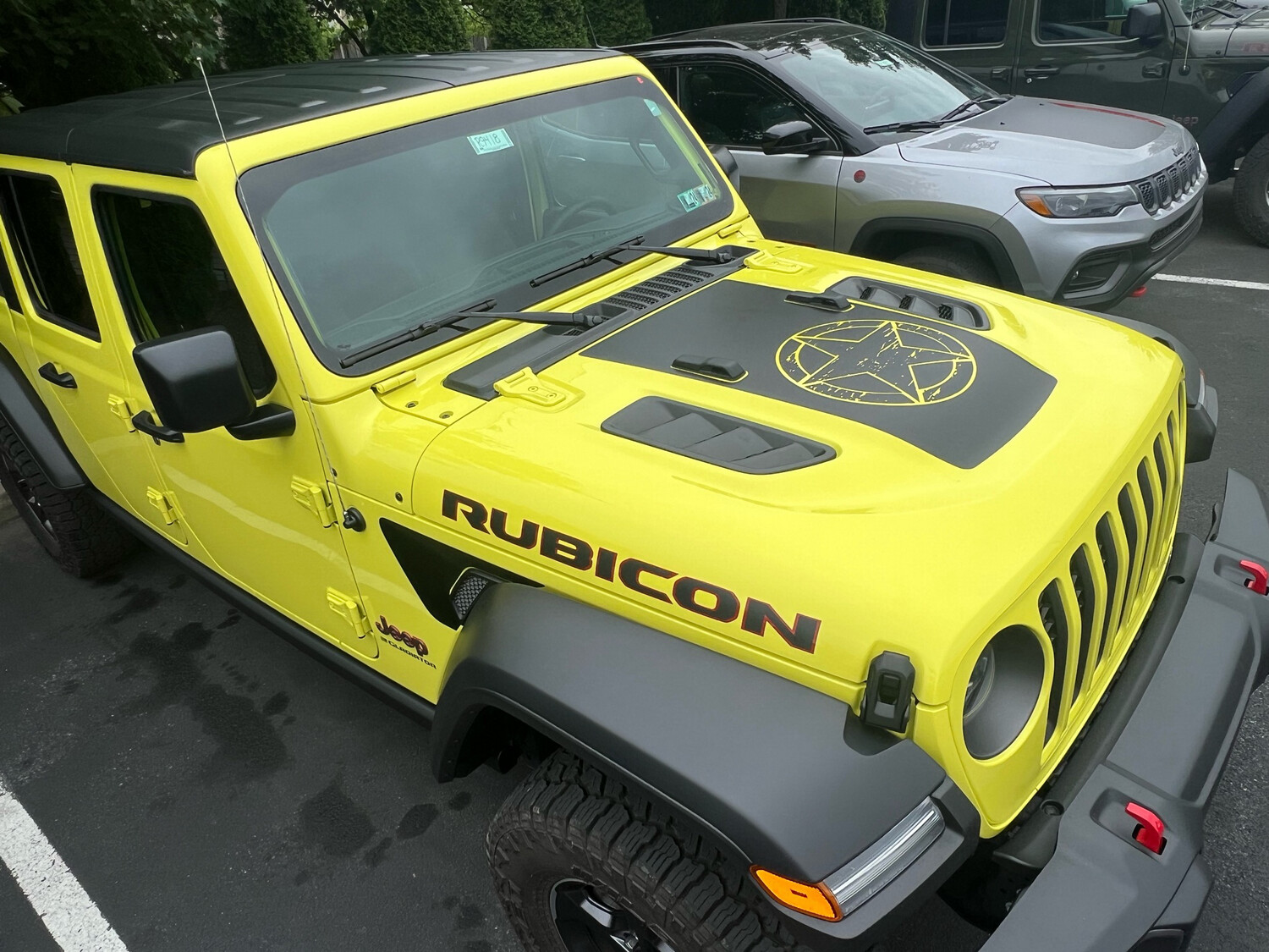 Jeep Gladiator JT Wrangler JL JLU Rubicon Hood Graphics