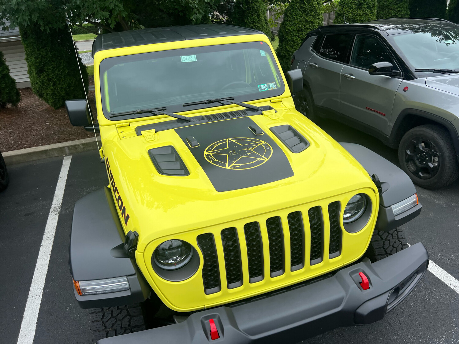 Jeep Gladiator JT Wrangler JL JLU Rubicon Hood Graphics