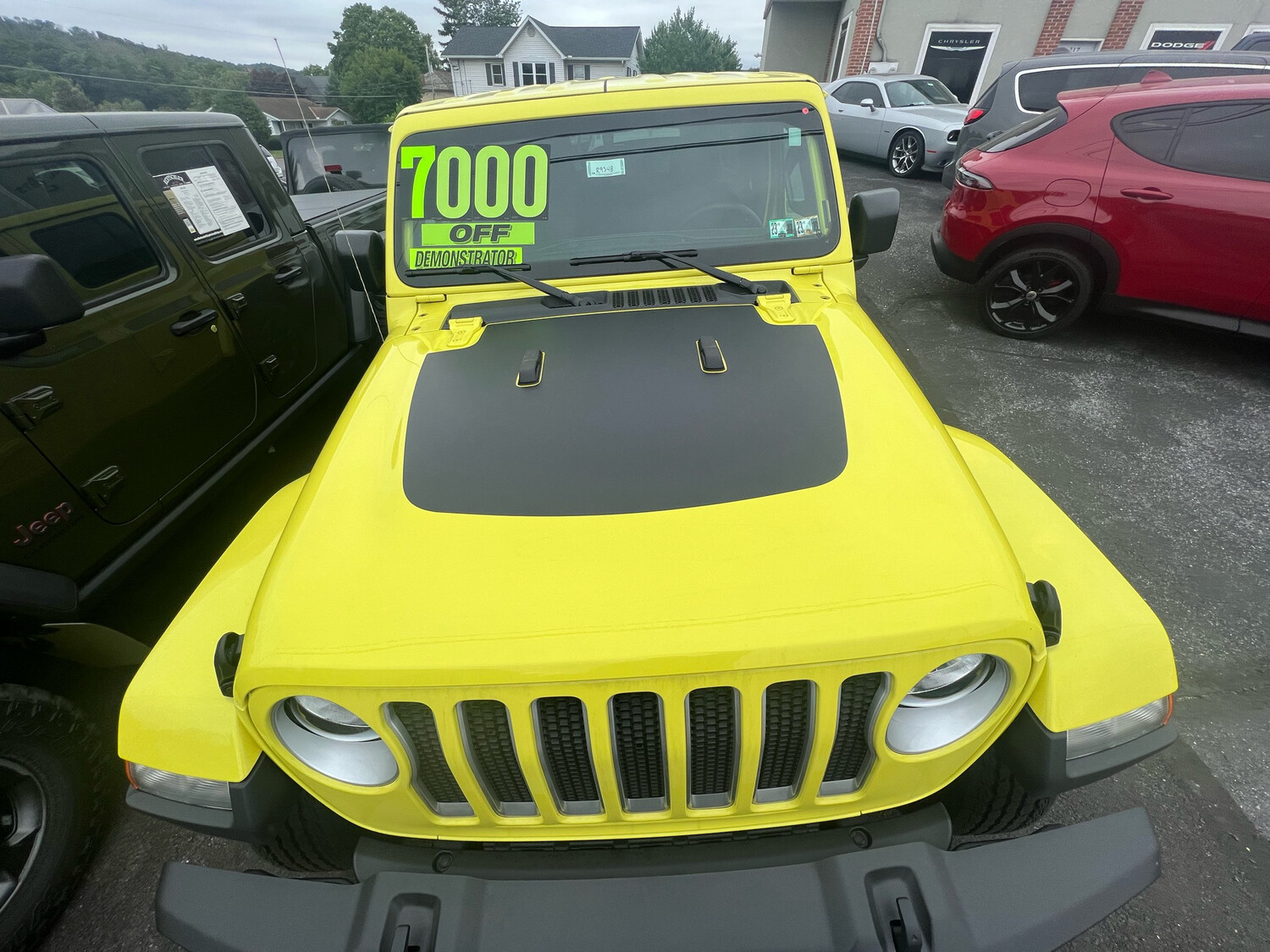 2018 - up Jeep Gladiator JT Wrangler JL JLU Hood Blackout Vinyl Graphics