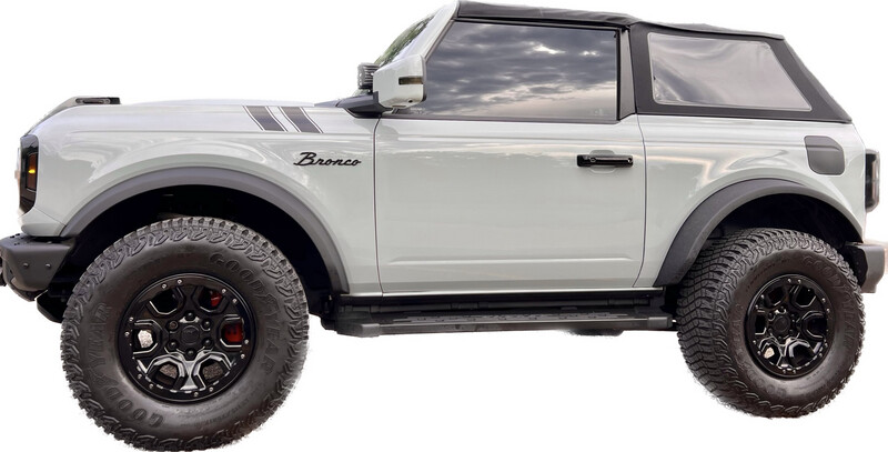 2021-up Ford Bronco Hashmark Style Front Fender Graphics