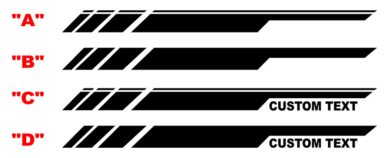 2010-up 4Runner Strobe Rocker Stripes #1