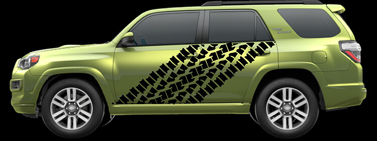 2010 - Up Toyota 4Runner Jumbo Tire Tread Graphics Kit