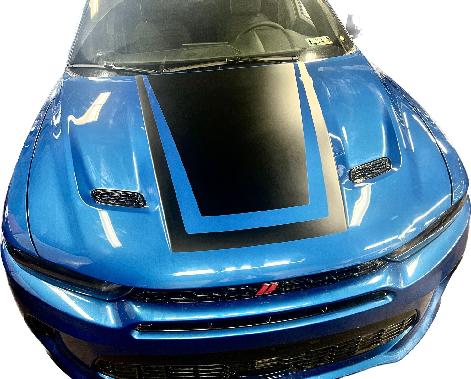 2023 DODGE HORNET One Piece Hood Blackout Graphics
