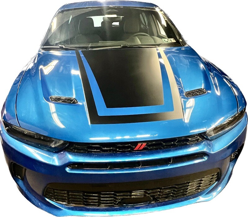 2023 DODGE HORNET One Piece Hood Blackout Graphics