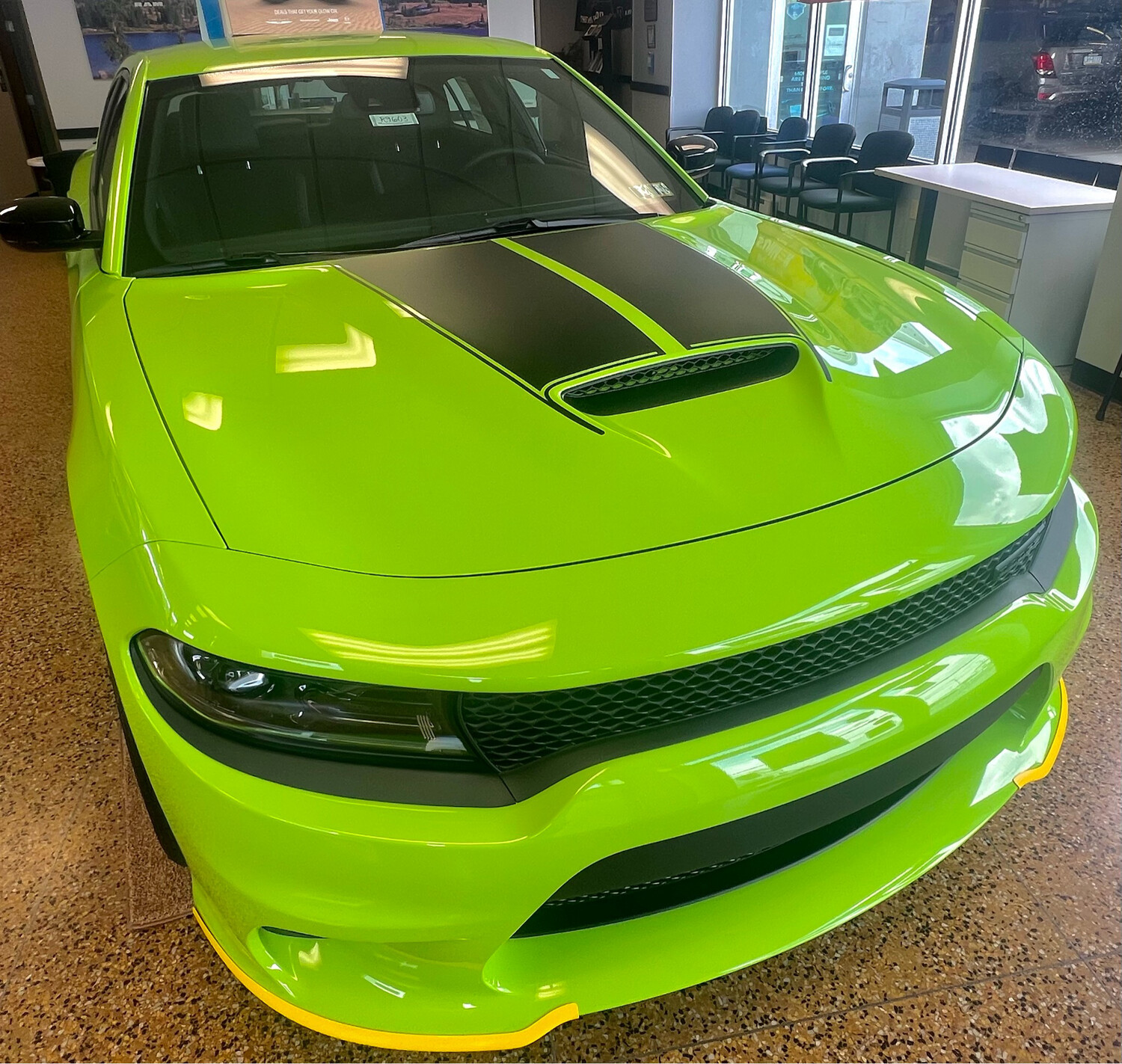 2015 - Up Dodge Charger SRT Hellcat RT GT Scat Pack 6 Piece Hood/Trunk/Spoiler Rally Stripes