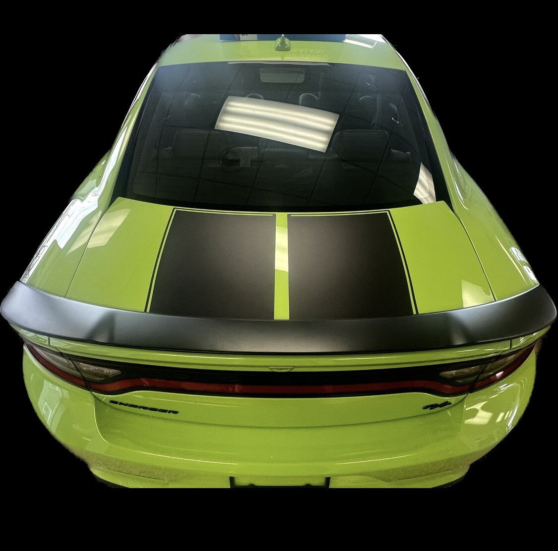 2015 - Up Dodge Charger SRT Hellcat RT GT Scat Pack 6 Piece Hood/Trunk/Spoiler Rally Stripes