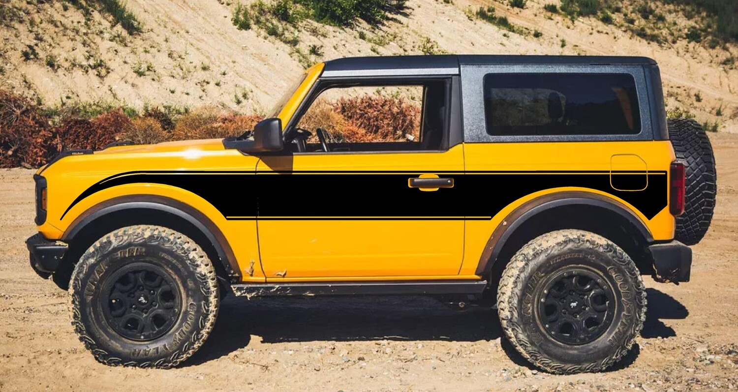 2021-up Ford Bronco Superwide Center Body Graphics