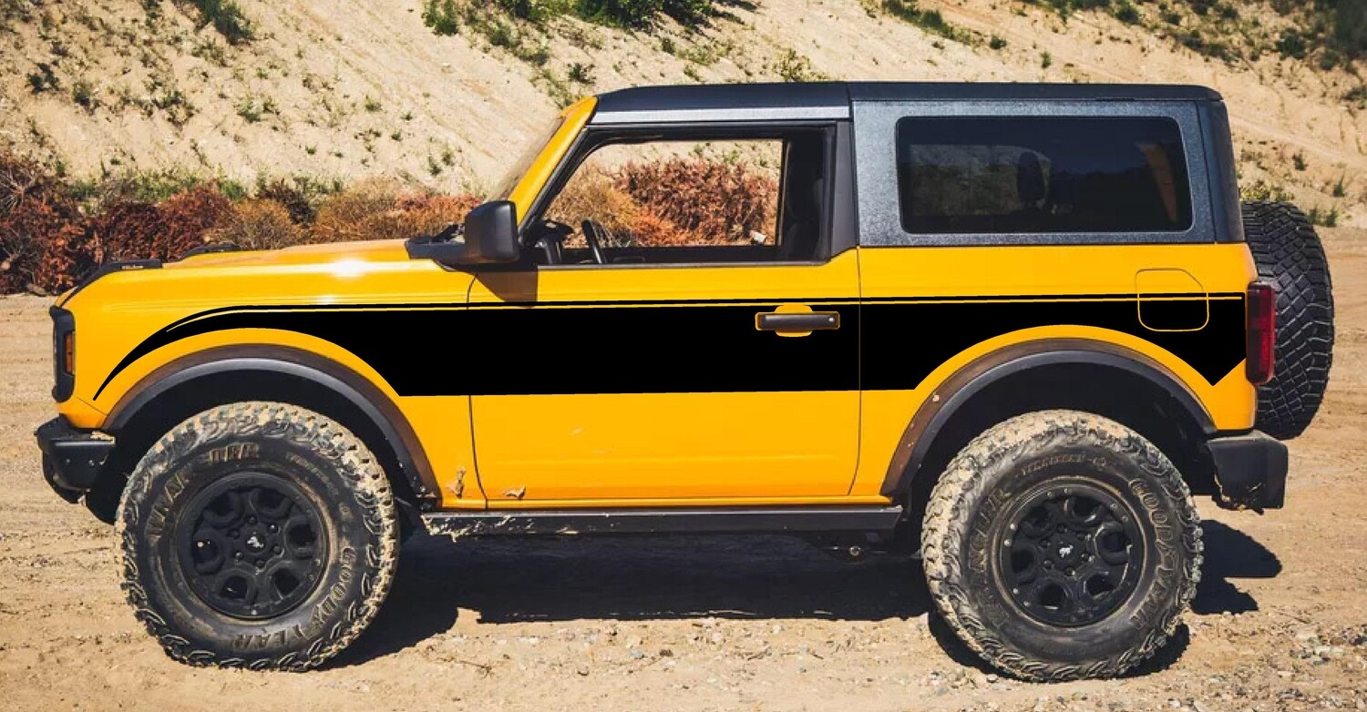 2021-up Ford Bronco Superwide Center Body Graphics