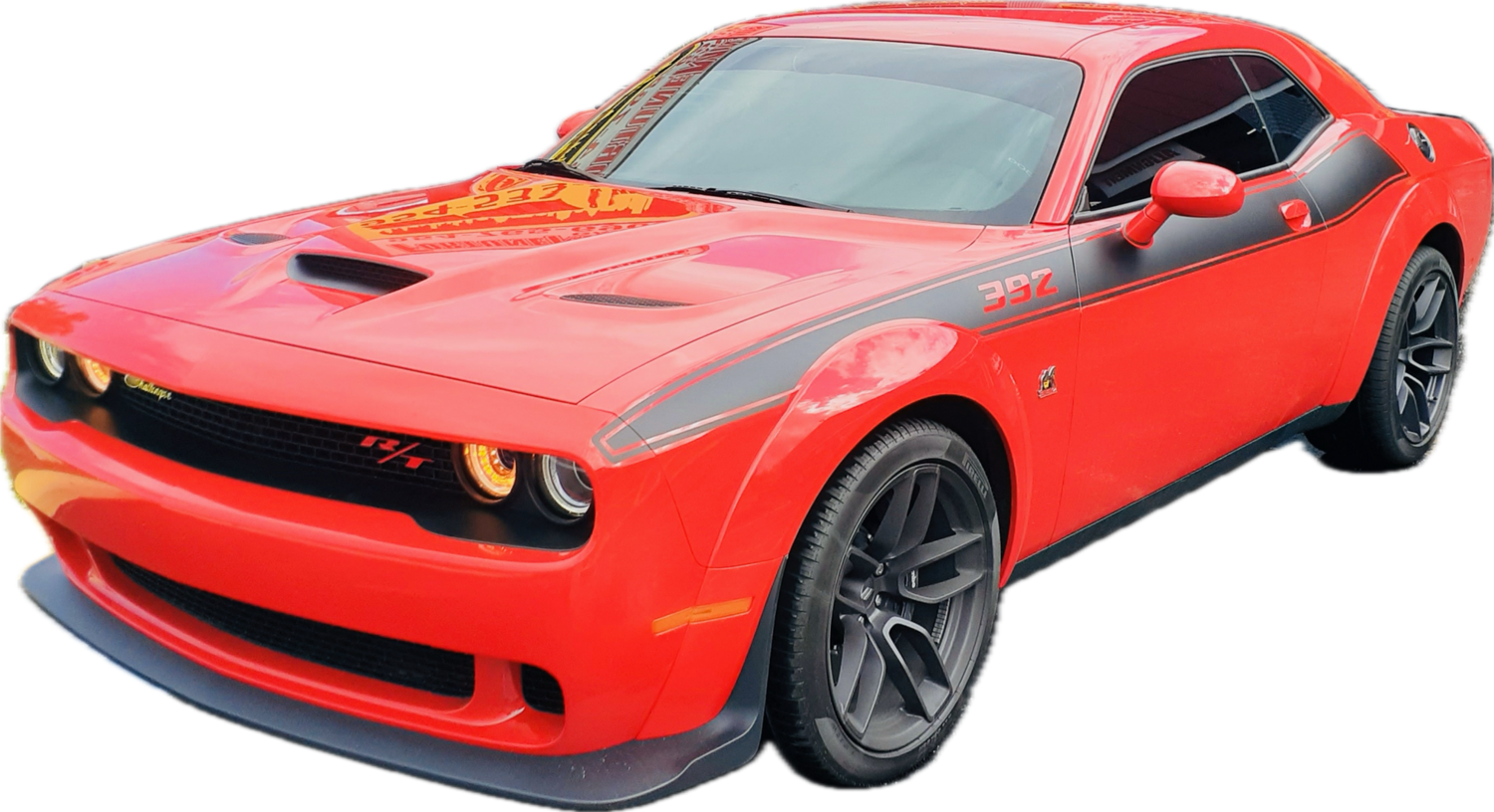 2008 - Up Dodge Challenger T/A Style Side Stripe Graphics Kit