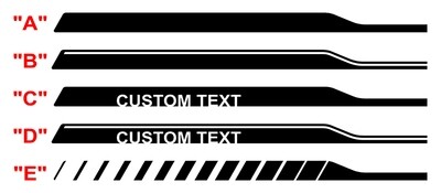 2021-up Bronco Sport "Rider" Side Decal Graphics