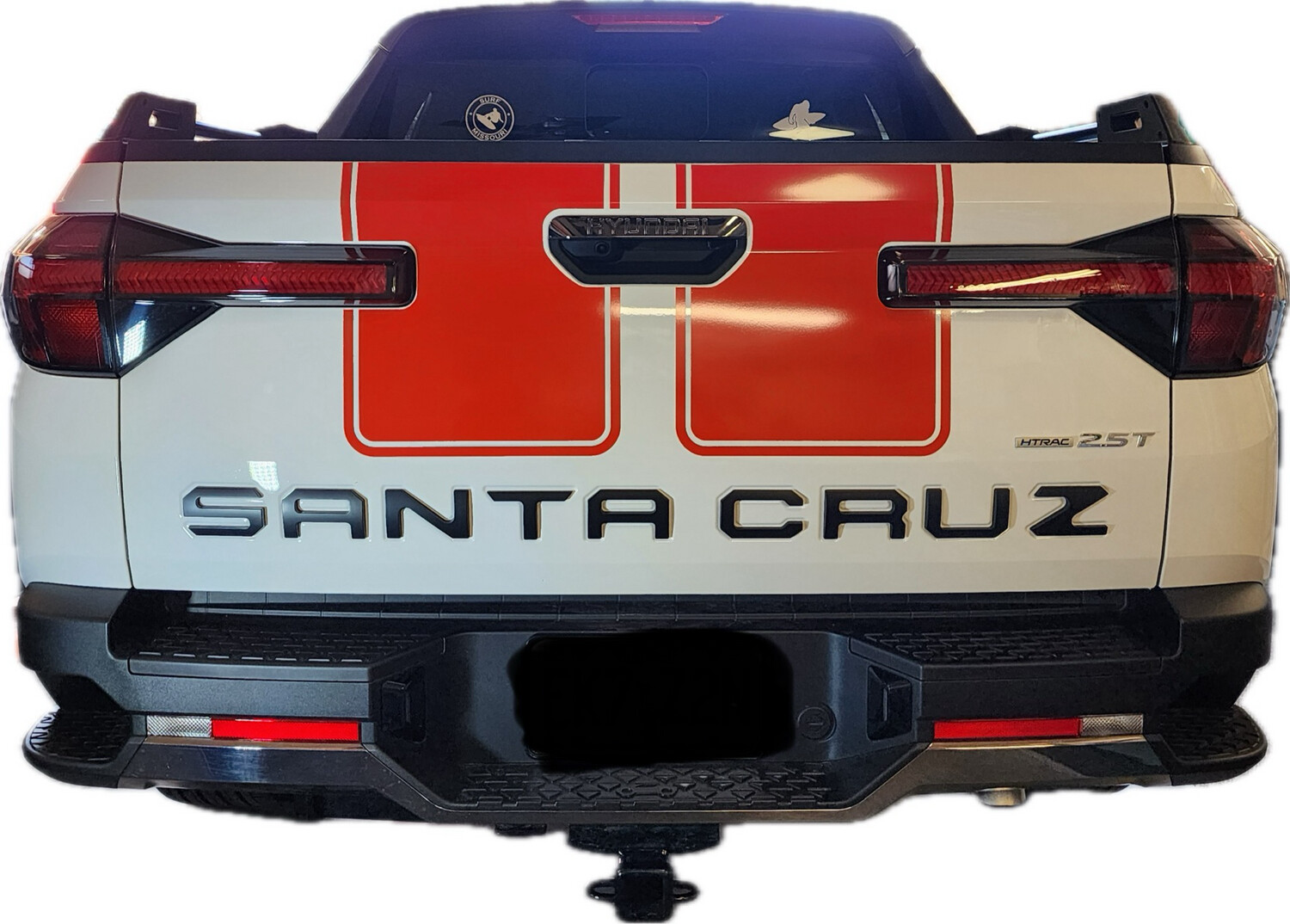 2022-up Hyundai Santa Cruz Dual Wide Rally Stripe Vinyl Graphics Kit