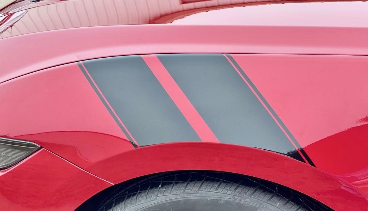 2024 - Up Mustang Base/Ecoboost/GT/Darkhorse Fender Hashmarks