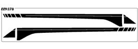 2024 - Up Mustang Base/Ecoboost/GT/Darkhorse Raceway Rocker Stripes