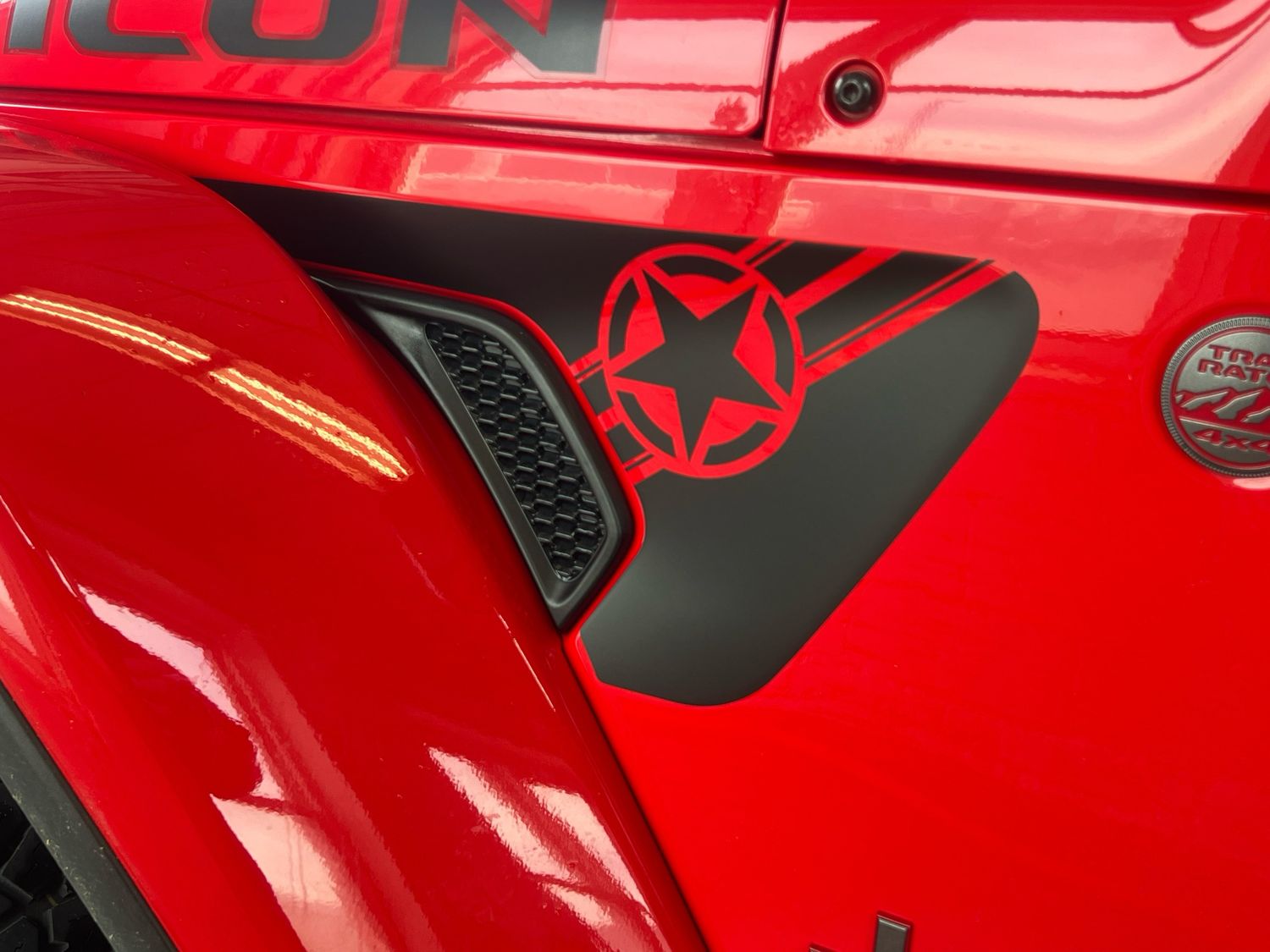 2018 - up Jeep Gladiator JT Wrangler JL JLU Gravity Style Fender Vent Blackout Vinyl Graphics