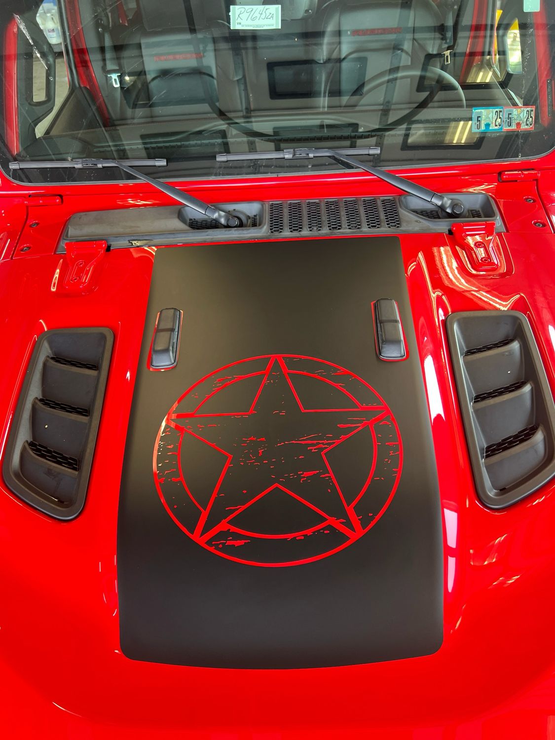 Jeep Gladiator JT Wrangler JL JLU Rubicon Hood Graphics