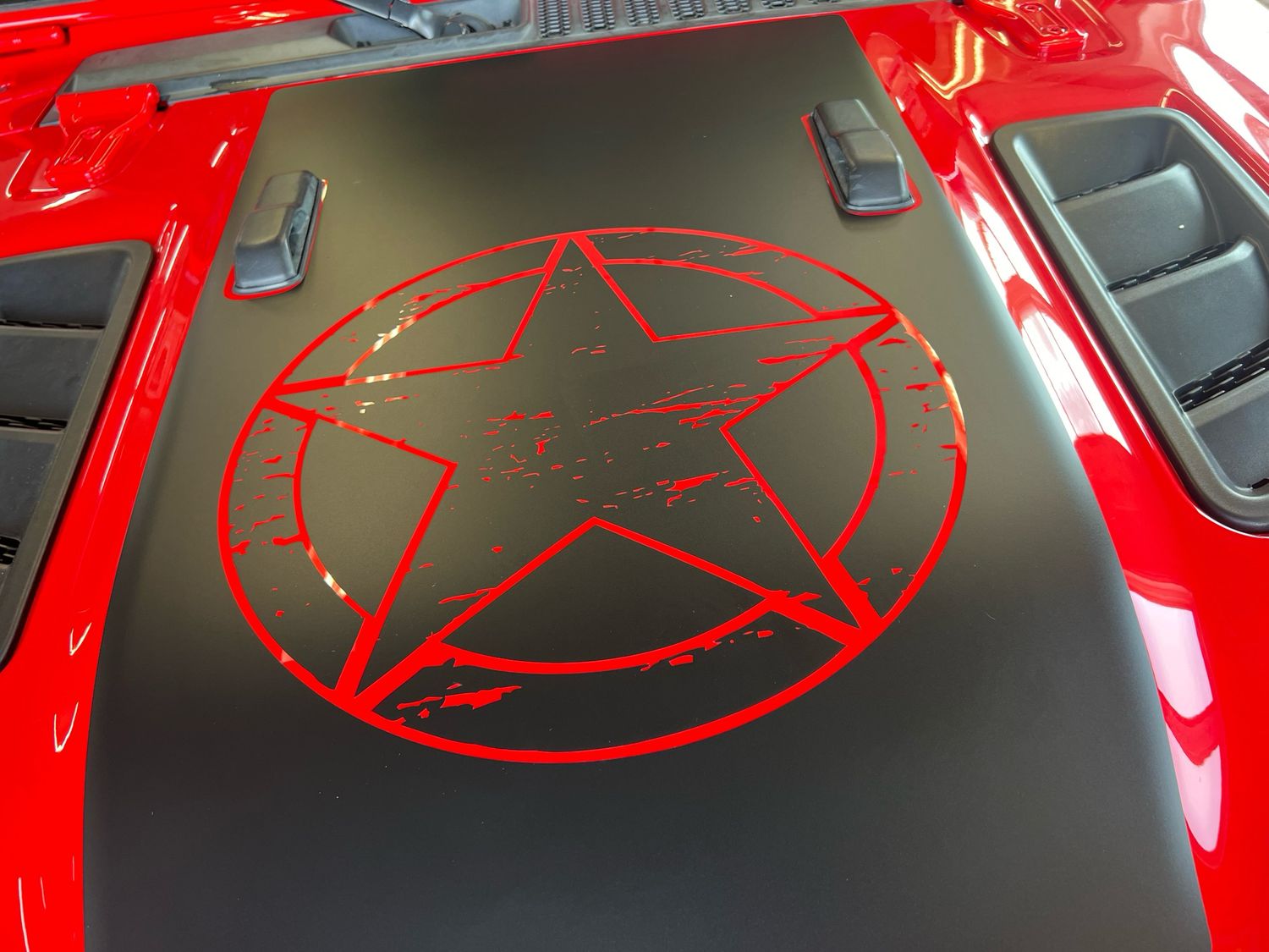 Jeep Gladiator JT Wrangler JL JLU Rubicon Hood Graphics
