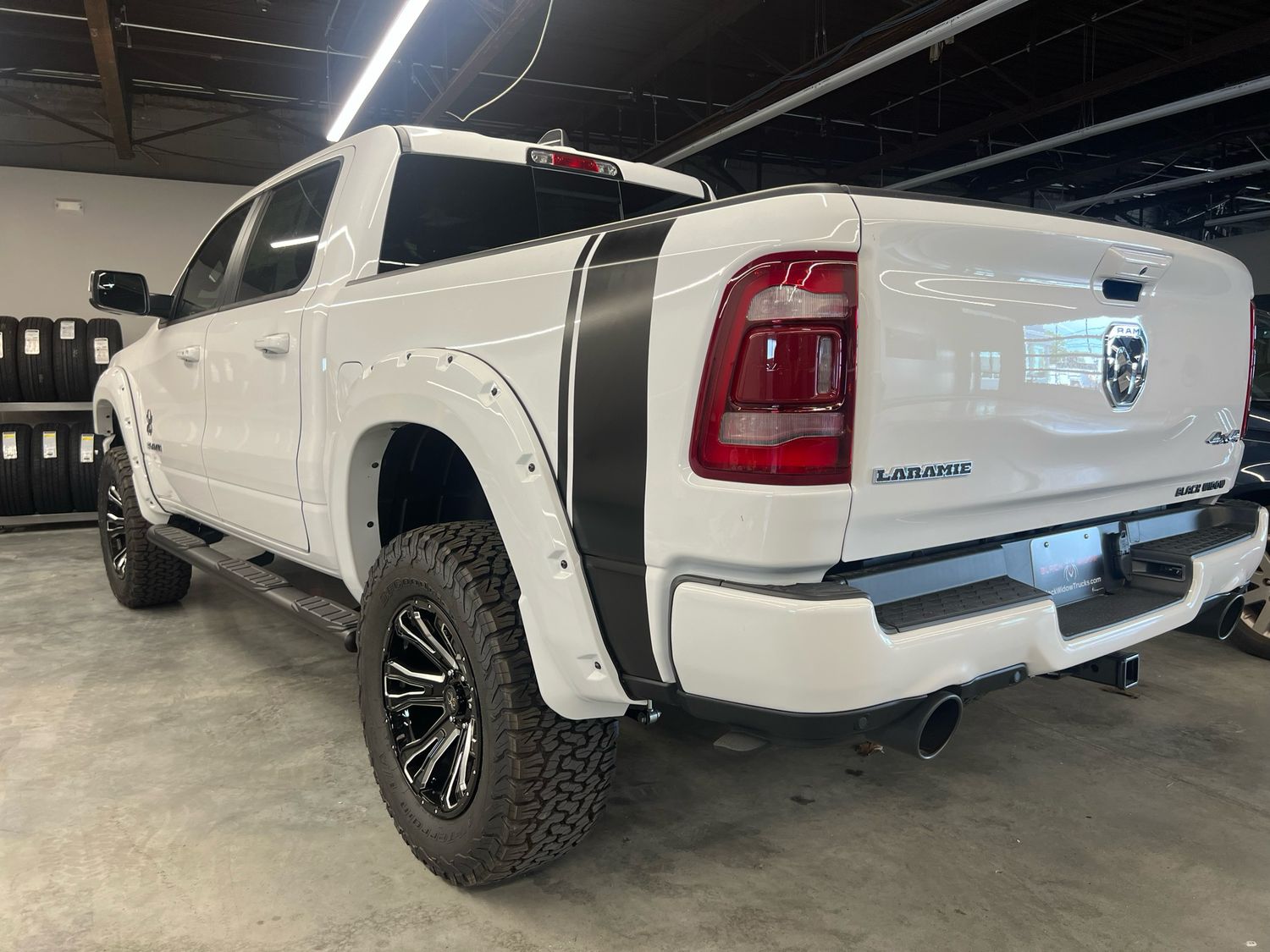 2019 - Up Dodge Ram Bedside Tail Scat Pack Style Bumblebee Stripes