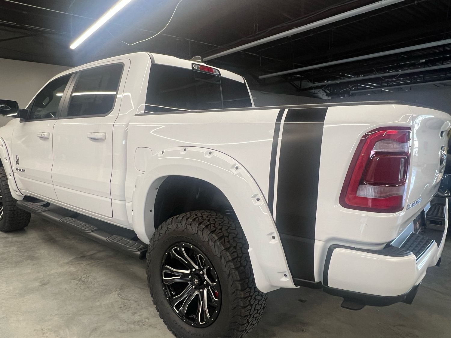 2019 - Up Dodge Ram Bedside Tail Scat Pack Style Bumblebee Stripes