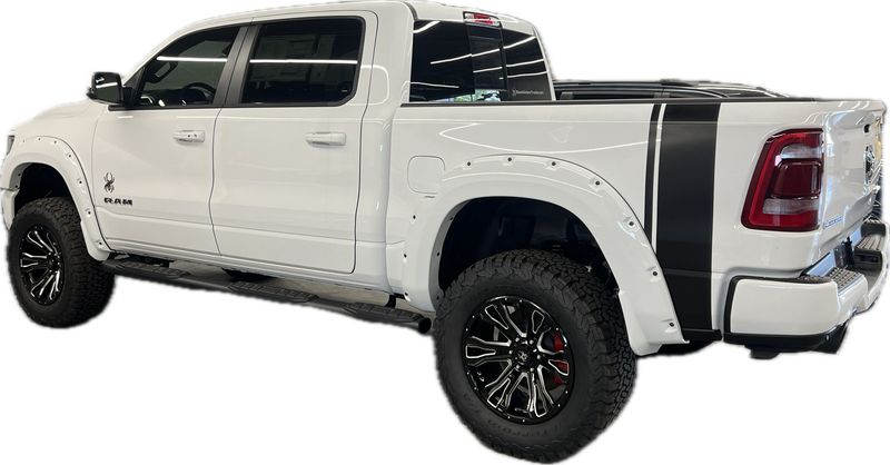 2019 - Up Dodge Ram Bedside Tail Scat Pack Style Bumblebee Stripes