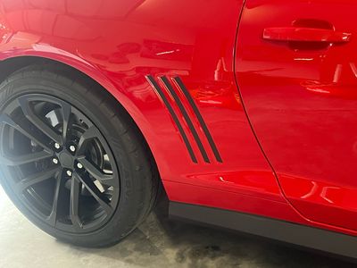 2010 - 2015 Chevrolet Camaro Rear Quarter Panel Side Vent Accent Blackout Decals Style I