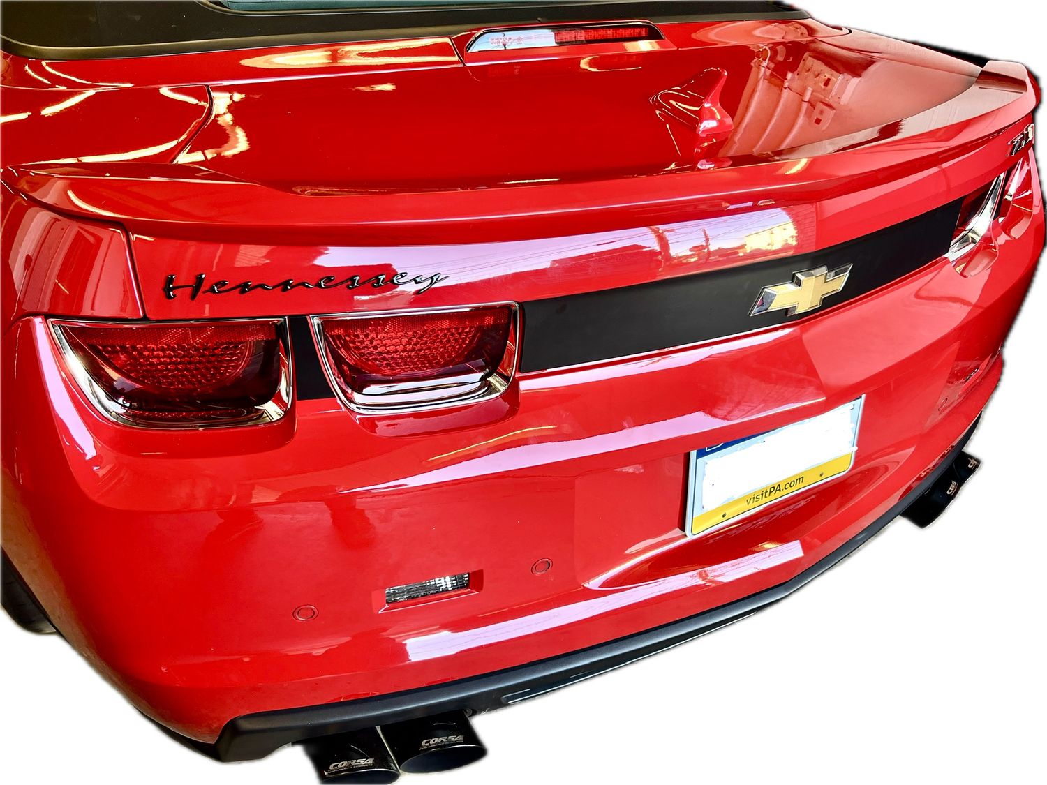 2010 - 2013 Chevrolet Camaro Rear Trunk Blackout Decals kit