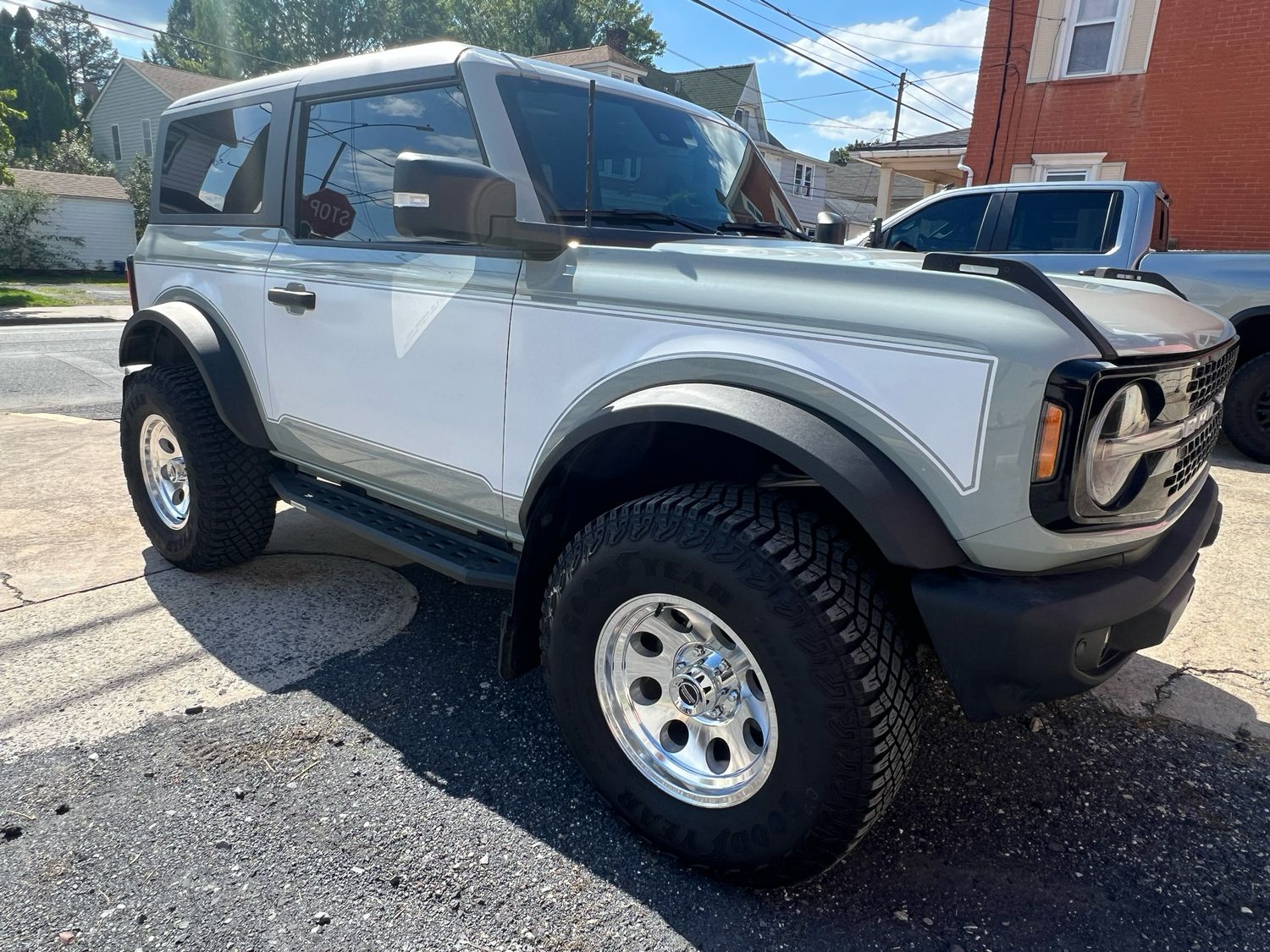 2021-up Ford Bronco Two Tone Center Body Graphics