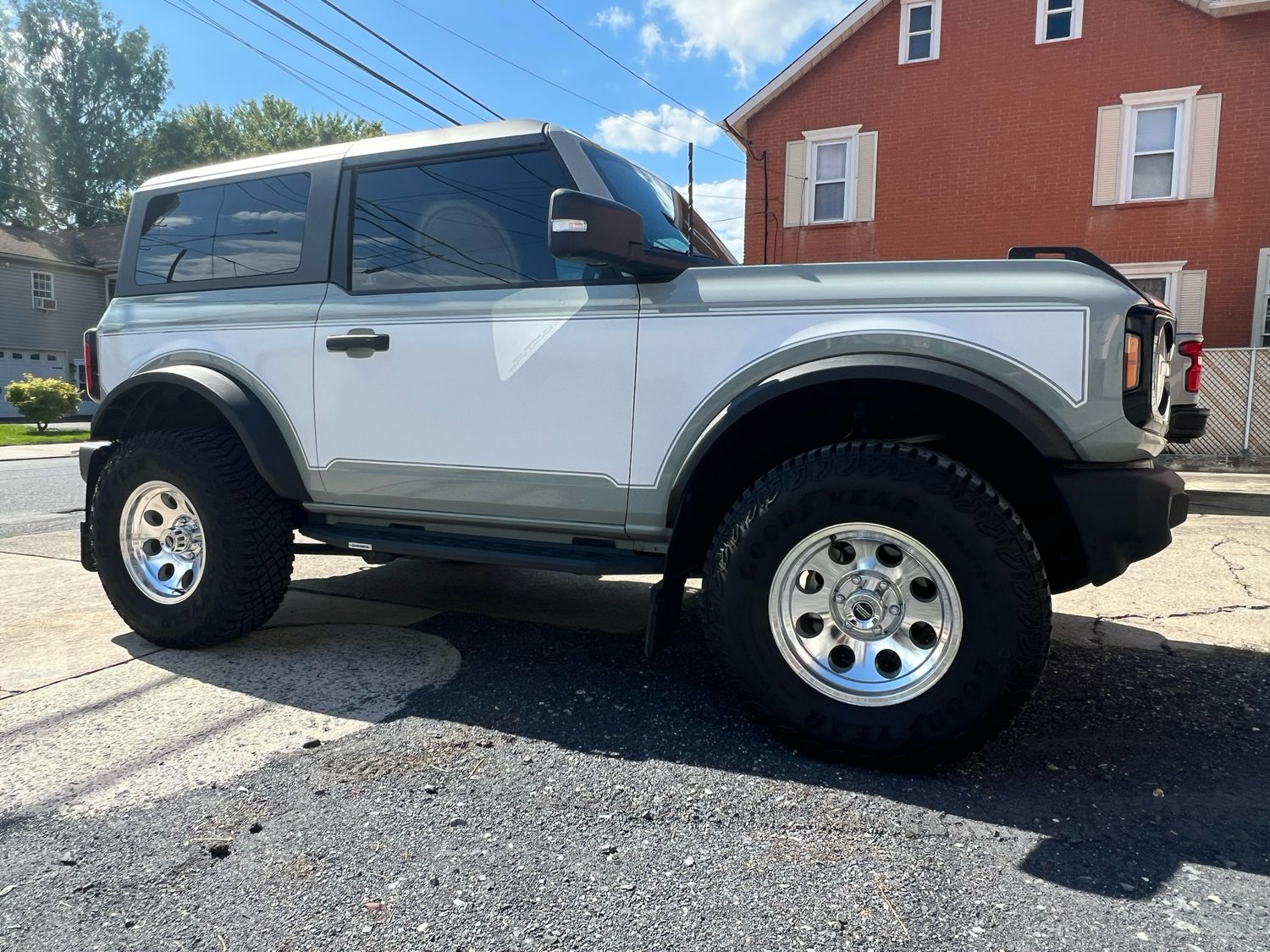 2021-up Ford Bronco Two Tone Center Body Graphics