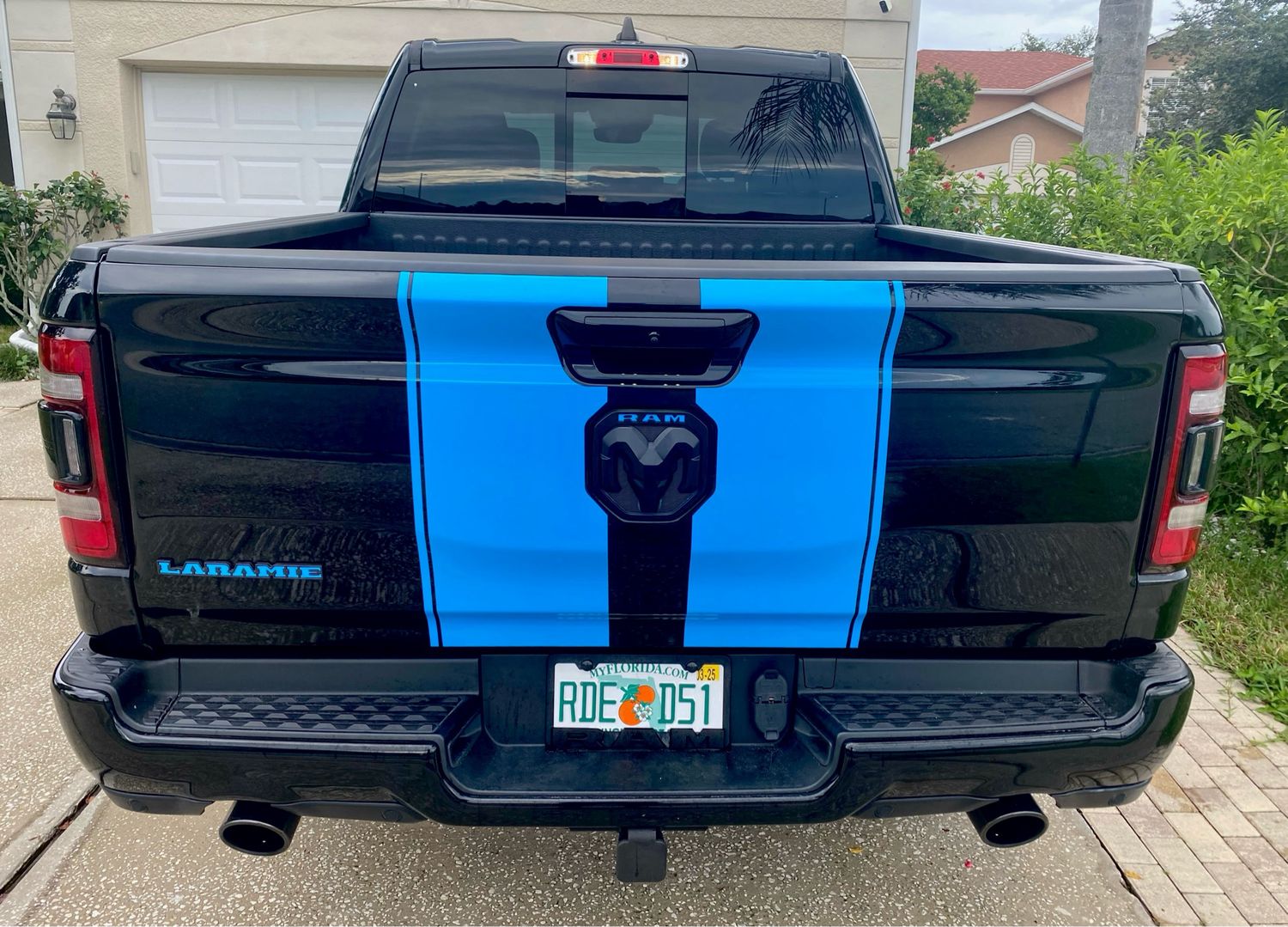 2019 - Up Ram 1500 Rebel / Sport Hood and Tailgate Rally Stripe Kit-EBspecial