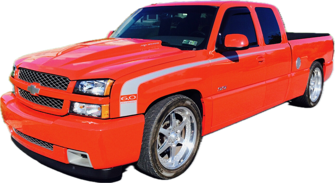 2003 - 2006 Chevrolet Silverado Retro Camaro SS Style Hockey Stick Stripe Kits