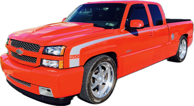2003 - 2006 Chevrolet Silverado Retro Camaro SS Style Hockey Stick Stripe Kits
