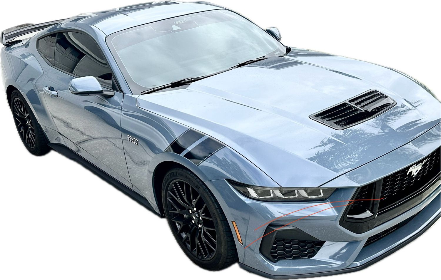 2024 - Up Mustang Base/Ecoboost/GT/Darkhorse Fender Hashmarks