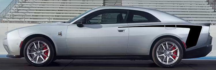2024 & Up  Dodge Charger EV 2 Door Full Length Hockey Stripes