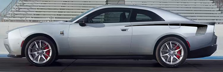 2024 & Up  Dodge Charger EV 2 Door Short  Hockey Stripes