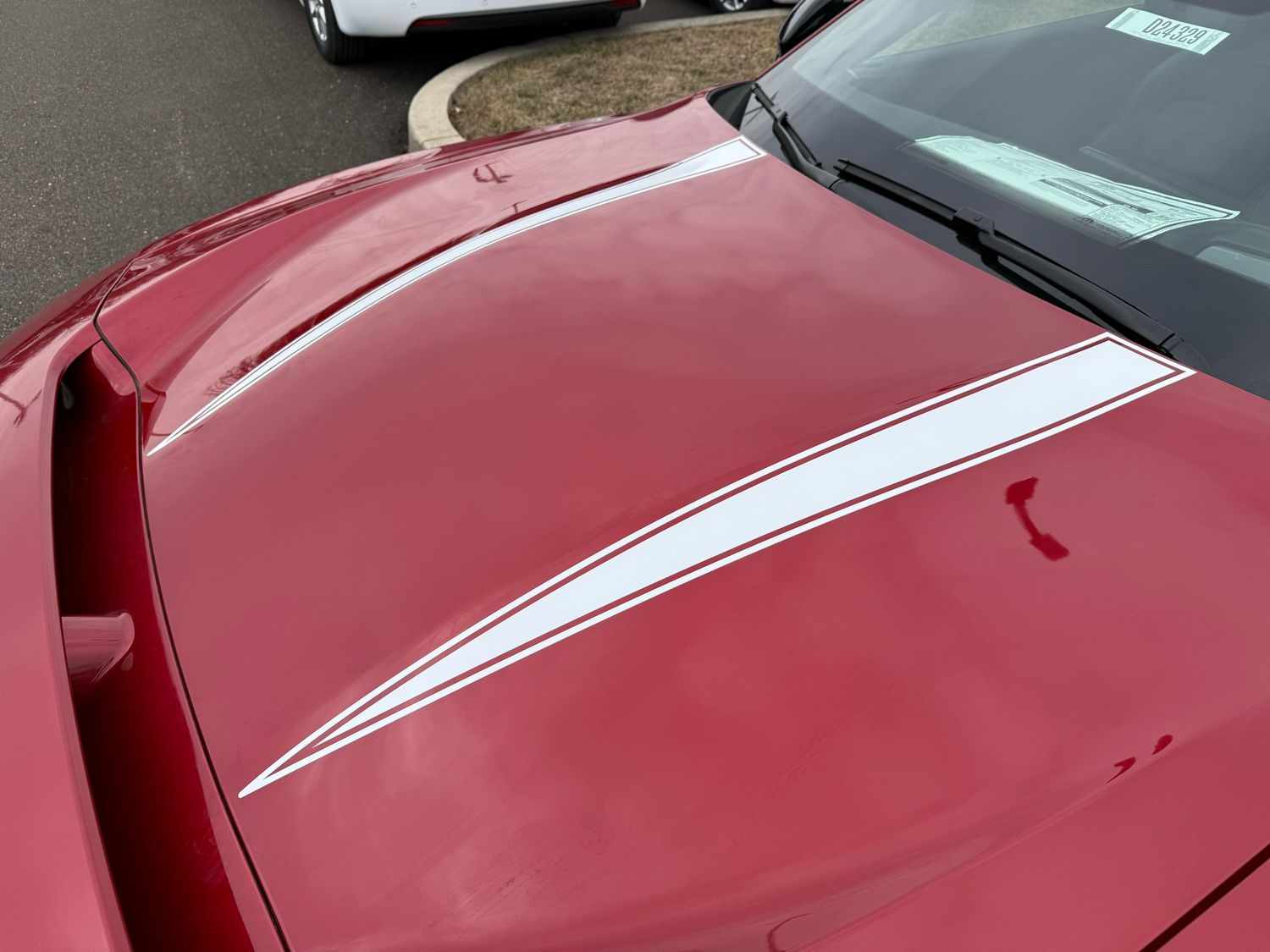 2024 &amp; Up  Dodge Charger EV 2 Door Hood Spear Vinyl Decals