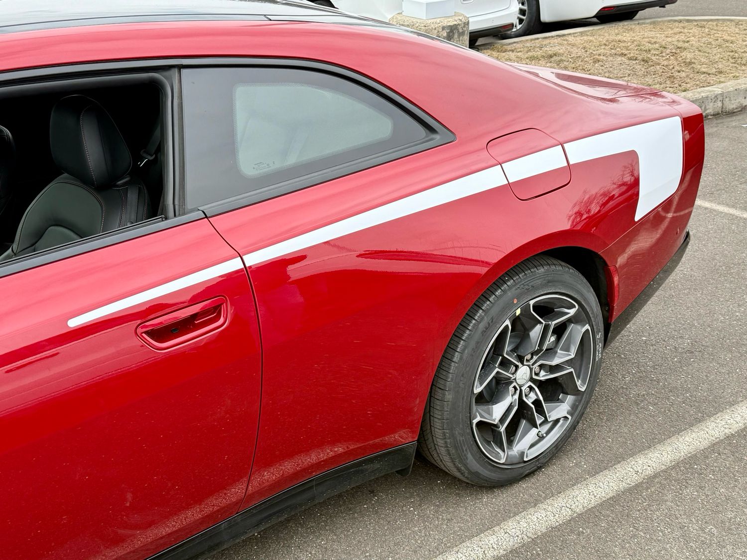 2024 & Up  Dodge Charger EV 2 Door Short  Hockey Stripes