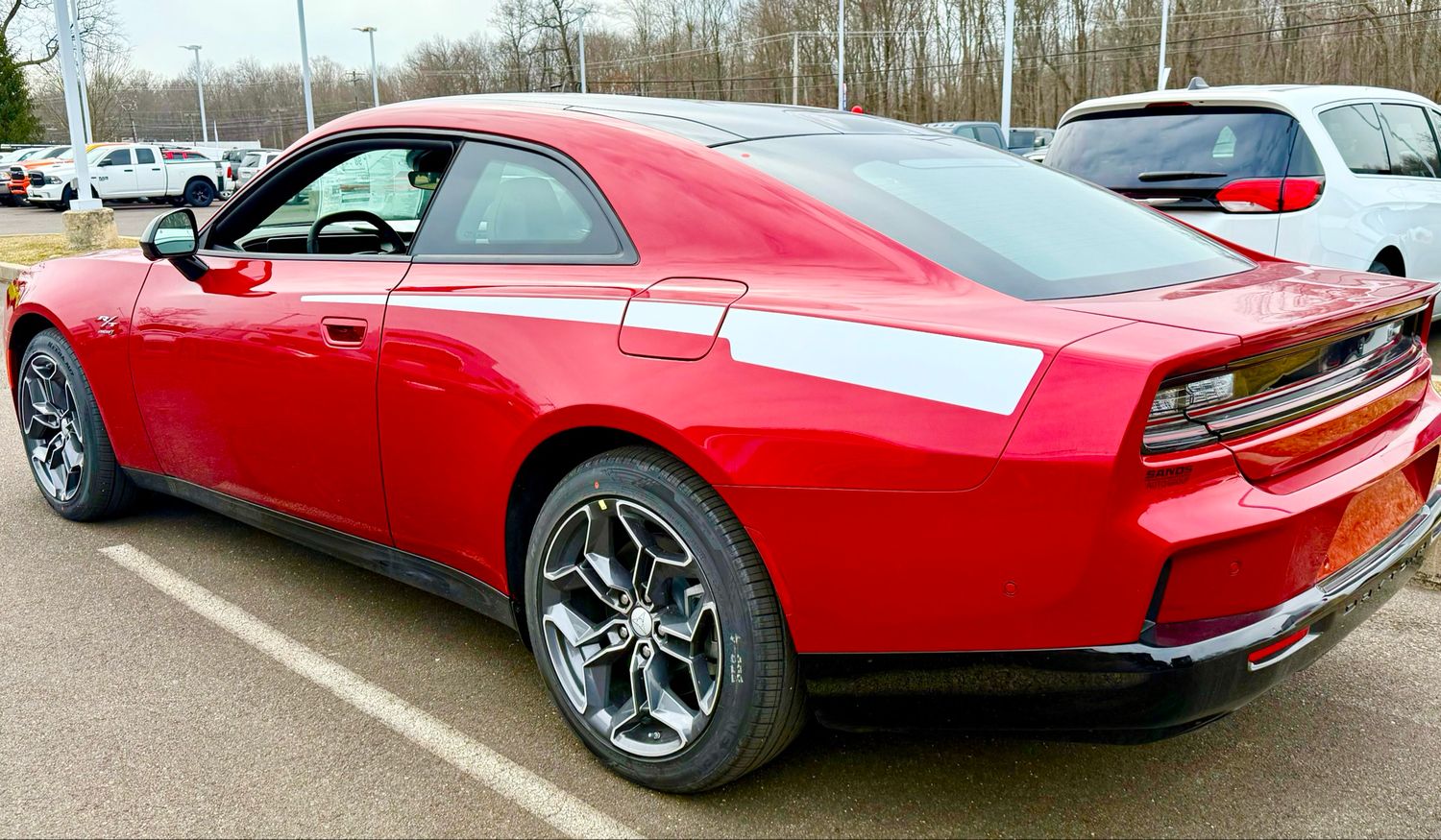 2024 & Up  Dodge Charger EV 2 Door Extended Style Rear QP Decals