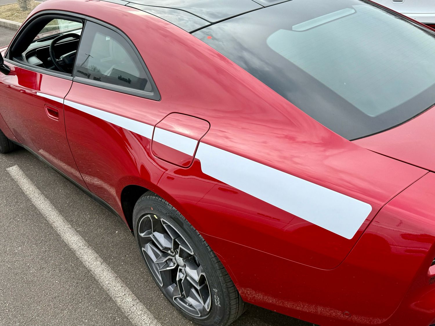 2024 & Up  Dodge Charger EV 2 Door Extended Style Rear QP Decals