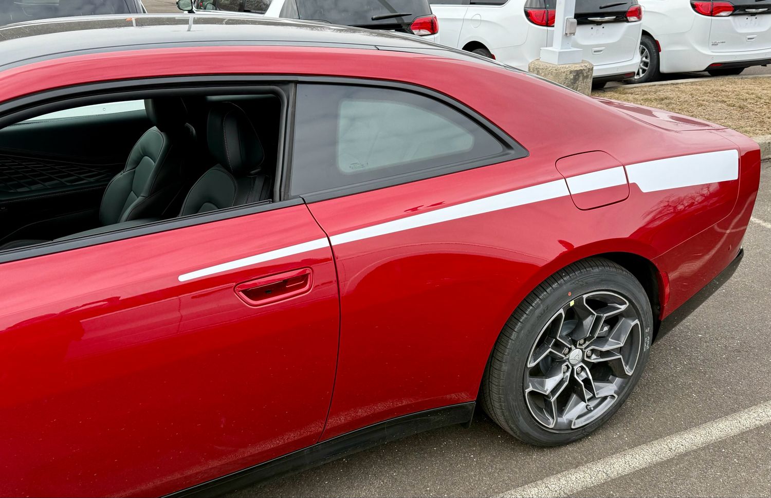 2024 & Up  Dodge Charger EV 2 Door Extended Style Rear QP Decals