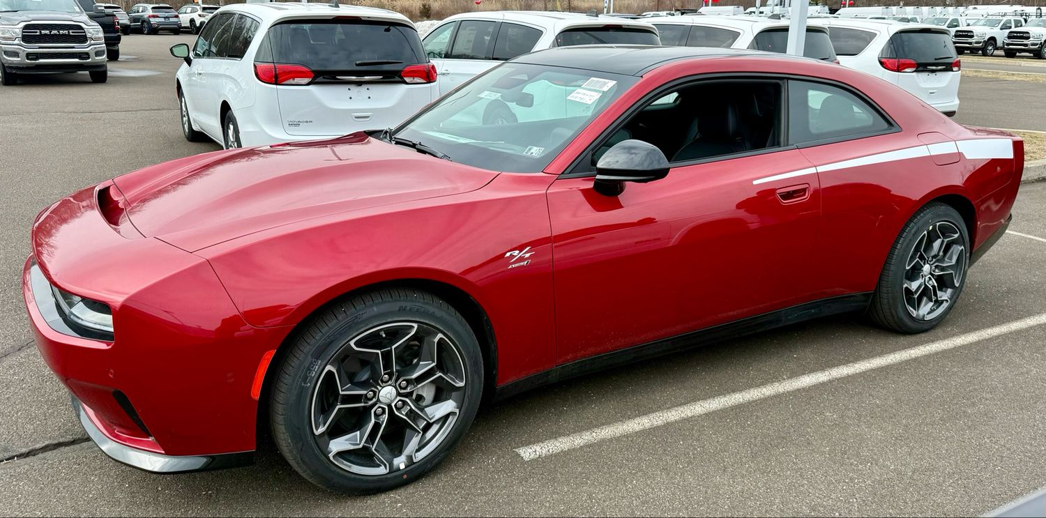 2024 & Up  Dodge Charger EV 2 Door Extended Style Rear QP Decals