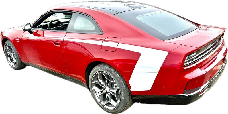 2024 & Up  Dodge Charger EV 2 Door Full Length Hockey Stripes