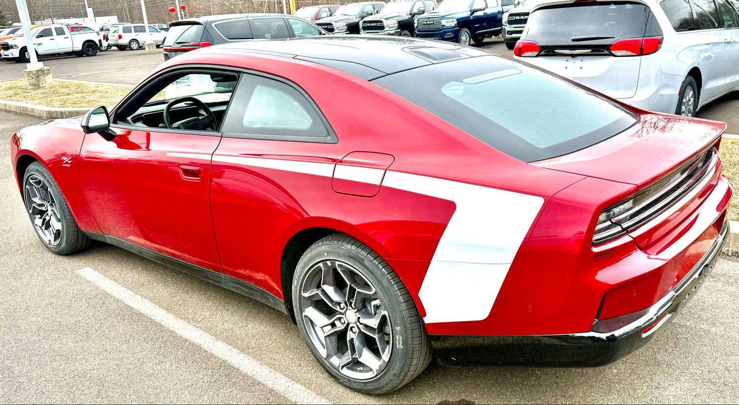 2024 & Up  Dodge Charger EV 2 Door Full Length Hockey Stripes