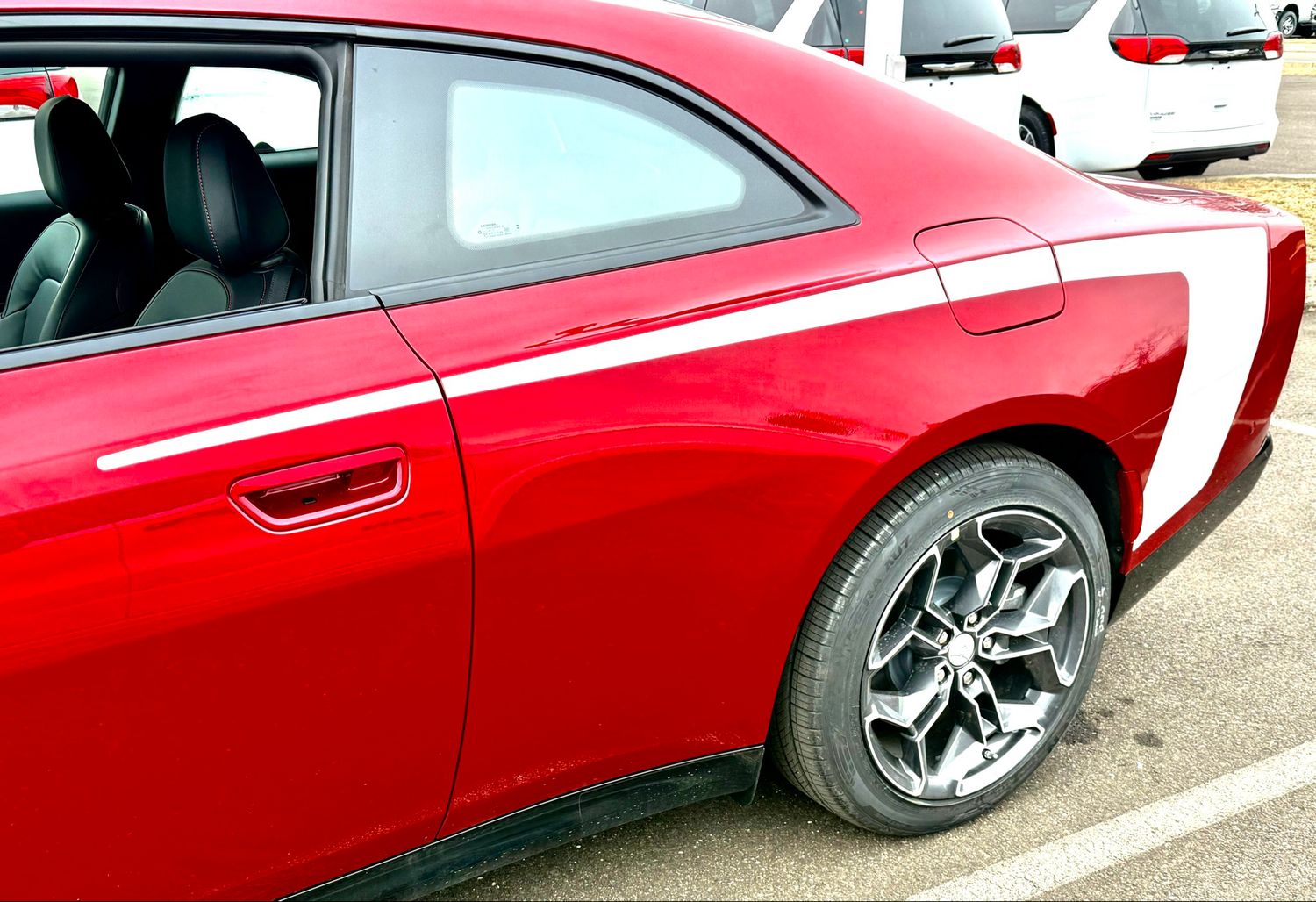 2024 & Up  Dodge Charger EV 2 Door Full Length Hockey Stripes