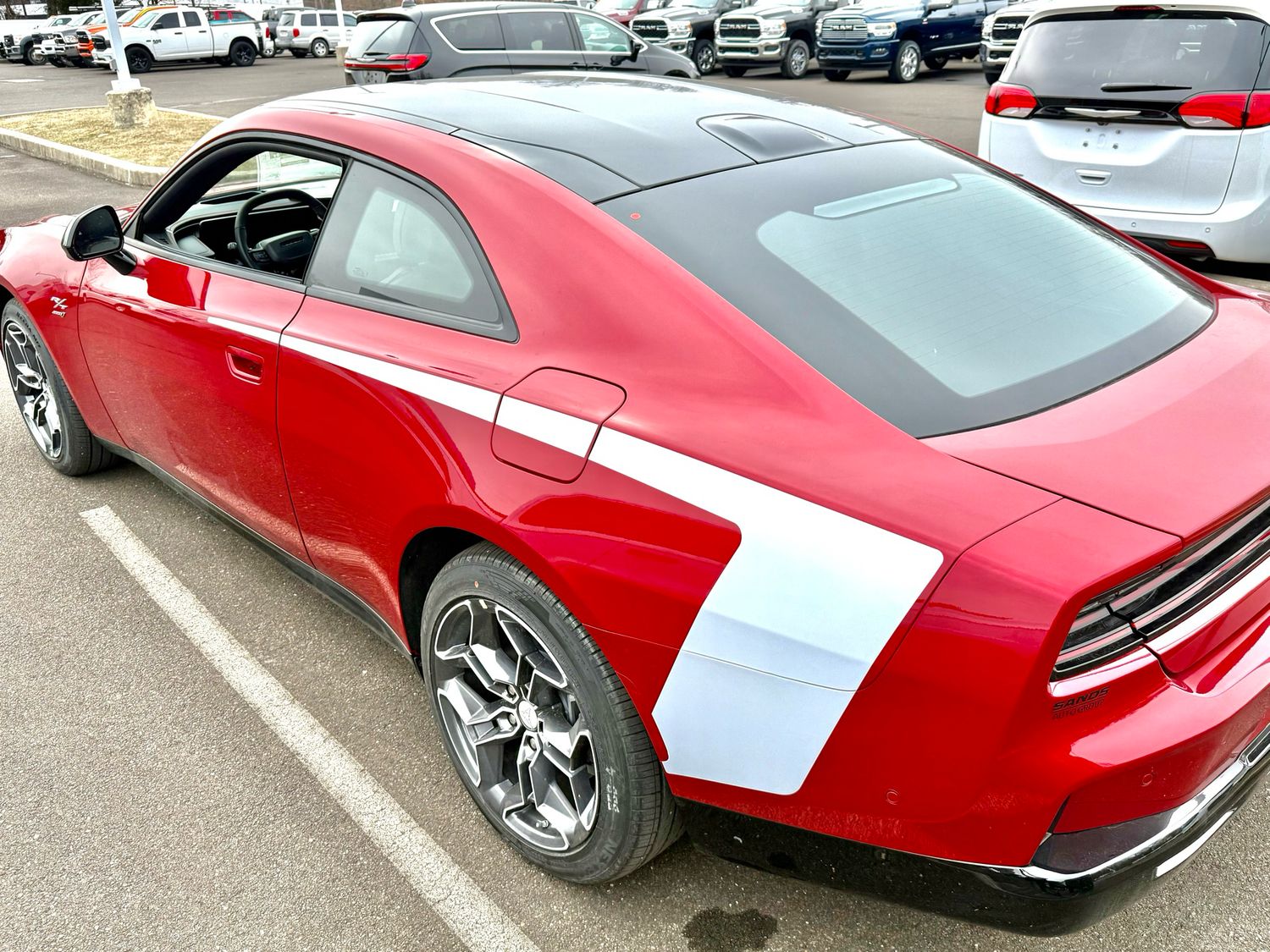 2024 & Up  Dodge Charger EV 2 Door Full Length Hockey Stripes